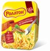 Лапша яичная  "Роллтон" по-домашнему с говядиной, лоток 90гр