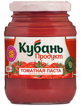 Томатная паста "Кубань продукт" 25%, 280гр ст/б