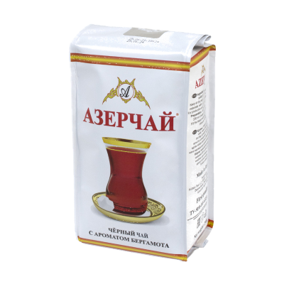 Чай "Азерчай" черный байховый с ароматом бергамота, 250гр мягк/уп