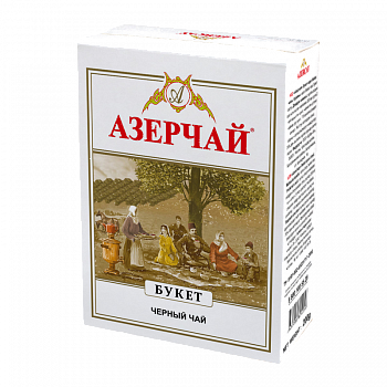 Чай "Азерчай" Букет черный байховый, 200гр карт/кор