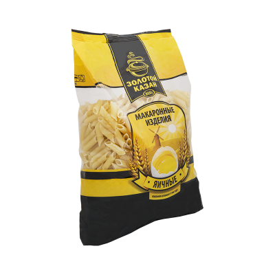 Макароны яичные "Золотой Казан" Перышки, 800гр мягк/уп