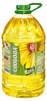 Масло подсолнеч. раф. Слобода В/с 5 л