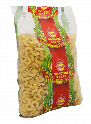Макароны "Золотой Казан" Рожки, 900гр мягк/уп