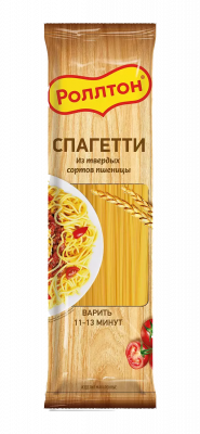 Макароны "Роллтон" Спагетти, 400гр мягк/уп