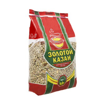 Фас.чечевица "ЗК" 0,8 кг/6 (Цвет)
