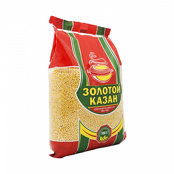 Фас.крупа пшено "ЗК" 0,9 кг/6(Цвет)
