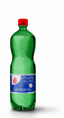 Вода лечебная "Шифалы Су" 1 л газированная, ПЭТ бутыль