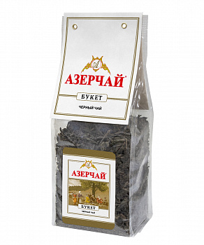 Чай "Азерчай" Букет черный байховый, 200гр мягк/уп