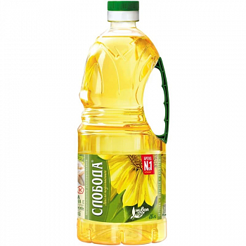 Масло подсолнеч. раф. Слобода В/с 1,8 л