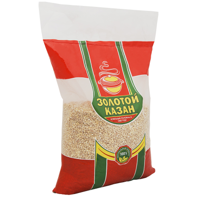 Крупа "Золотой Казан" Перловая, 3кг мягк/уп