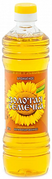 Масло "Золотая семечка" Ароматное подсолнечное нерафинированное, 500мл пл/б