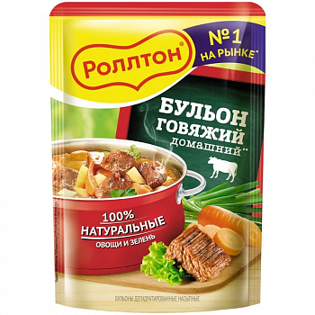 Роллтон Бульон говяжий 90 гр/24