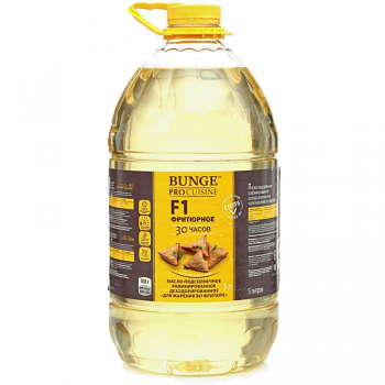Масло "Bunge Pro" подсолнечное фритюрное, 5л пл/б