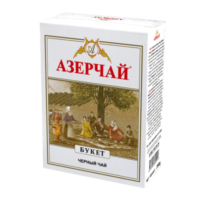 Чай "Азерчай" Букет черный байховый, 200гр карт/кор